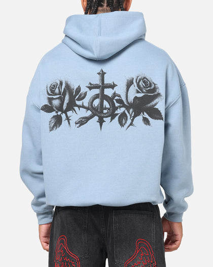 Saint Morta Conviction Boxy Hoodie Denim Blue