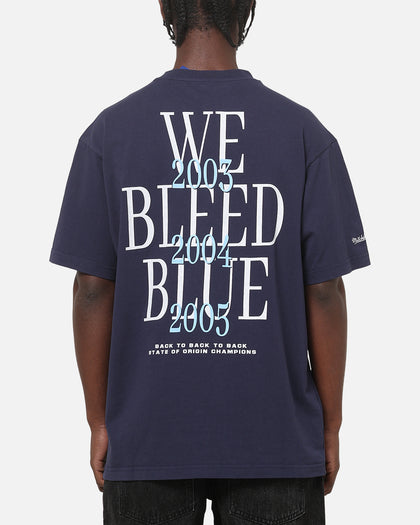 Mitchell & Ness New South Wales Blues We Bleed Blue T-Shirt Navy