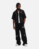 Loiter Lace Button Up Shirt Black