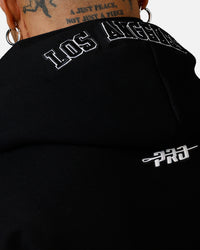 Pro Standard Los Angeles Dodgers Chenille Hoodie Black