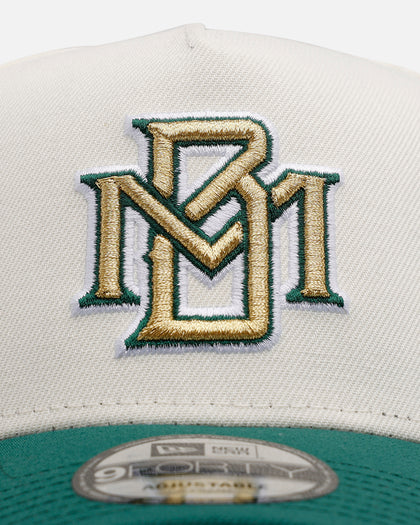 New Era Milwaukee Brewers 'Team Color Visor' 9FORTY A-Frame Snapback Chrome/Official Team Color