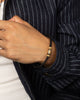 Guess Mainline Exagon Leather Bracelet Gold