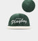 Playboy X Culture Kings Script Snapback Forest Green/Off White