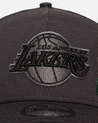 New Era Los Angeles Lakers 'Gray Tonal Roses' 9FORTY A-Frame Snapback Gray