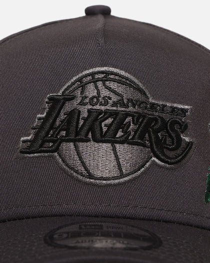 New Era Los Angeles Lakers 'Gray Tonal Roses' 9FORTY A-Frame Snapback Gray