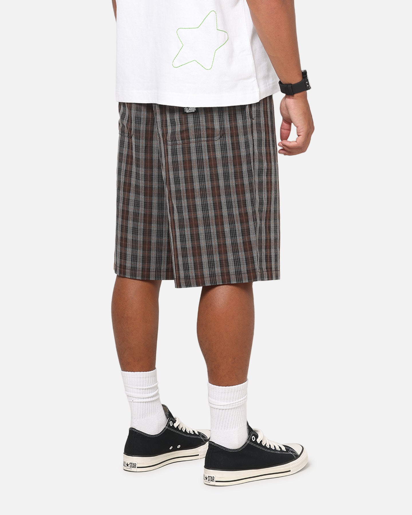 X-Large Baggy 91 Shorts Checkered | Culture Kings NZ
