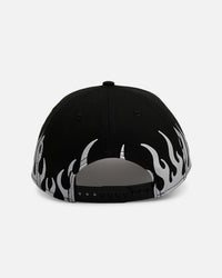 New Era Los Angeles Lakers 'Metallic Flames' 9FORTY A-Frame Snapback Black/Silver