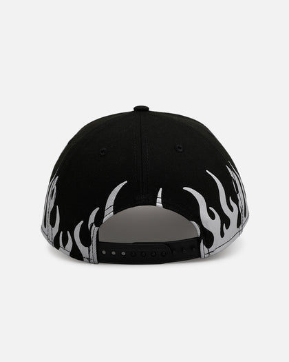 New Era Los Angeles Lakers 'Metallic Flames' 9FORTY A-Frame Snapback Black/Silver