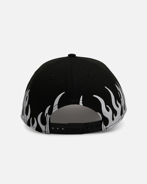 New Era Los Angeles Lakers 'Metallic Flames' 9FORTY A-Frame Snapback Black/Silver