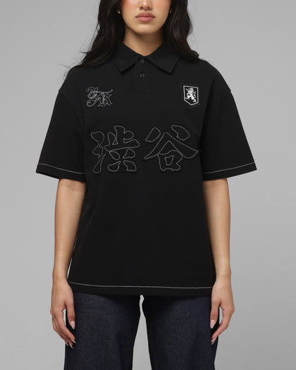 Loiter Unity Polo T-Shirt Black