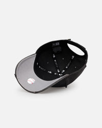 New Era Los Angeles Dodgers 'Patent Leather' 9FORTY A-Frame Strapback Washed Black