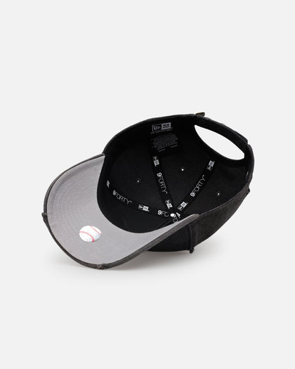 New Era Los Angeles Dodgers 'Patent Leather' 9FORTY A-Frame Strapback Washed Black