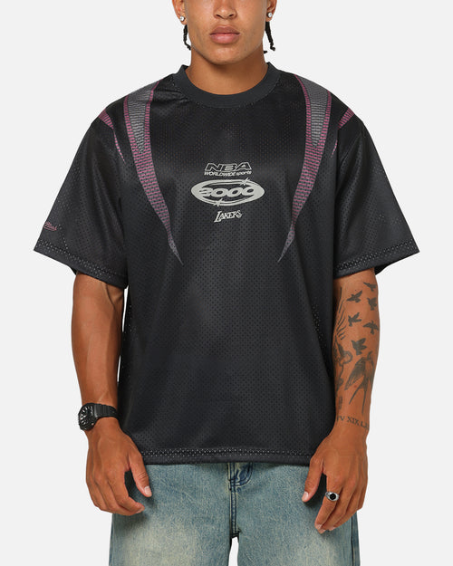 Mitchell & Ness Los Angeles Lakers Festival Jersey Black/Slate/Red