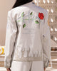 Loiter Western Blazer Jacket Off White