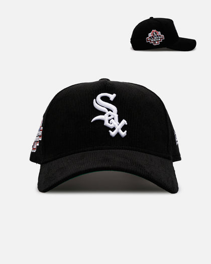 New Era Chicago White Sox 'Black Cord' 9FORTY A-Frame Corduroy Snapback Black