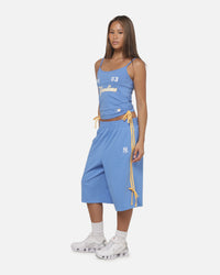 Majestic Athletic Women's New York Yankees Rouched Tank Marina Blue