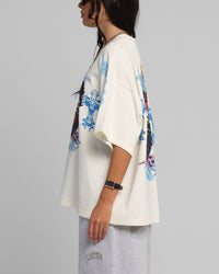 Loiter Hearts T-Shirt Off White