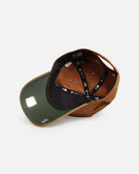 New Era Houston Texans 'Washed Canvas' 9FORTY A-Frame Snapback Walnut