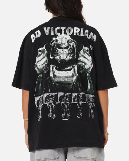 73Studio X Fallout '15 Fallout 4 Vintage T-Shirt Black Acidwash