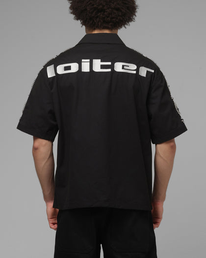 Loiter Rodeo Button Up Shirt Black