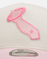New Era California Angels 'Lover's Club' 9FORTY A-Frame Snapback Chrome