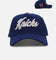 New Era New York Knicks 'Candy Cane Side Patch' 9FORTY A-Frame Snapback Official Team Color