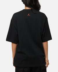 Jordan Brand Sneaker Patch Crewneck T-Shirt Black/Varsity Red