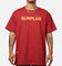 Daniel Patrick Surplus Logo T-Shirt Maroon/Yellow