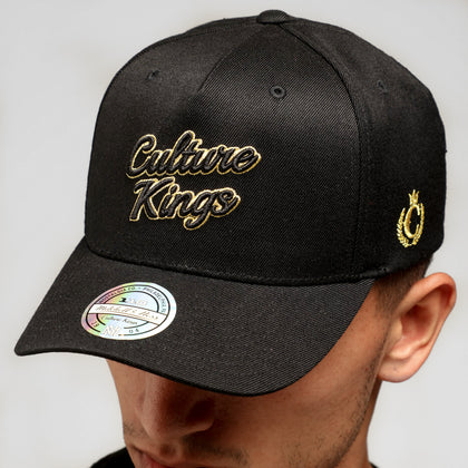 CULTURE KINGS X MITCHELL & NESS 10 YEAR ANNIVERSARY 110 SNAPBACK BLACK/GOLD