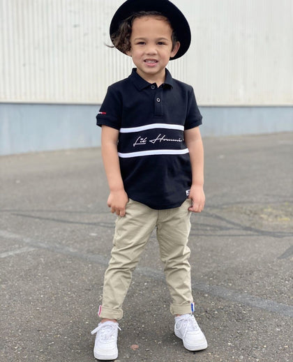 Lil Homme Kids Lien Felt Fedora Black