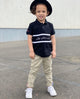 Lil Homme Kids Lien Felt Fedora Black