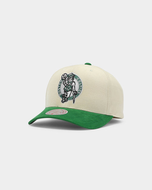 Mitchell & Ness Boston Celtics Pro Crown Snapback Off White/Green