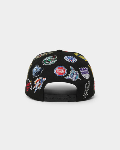 New Era NBA 'All Over League' 9FORTY K-Frame Snapback Black