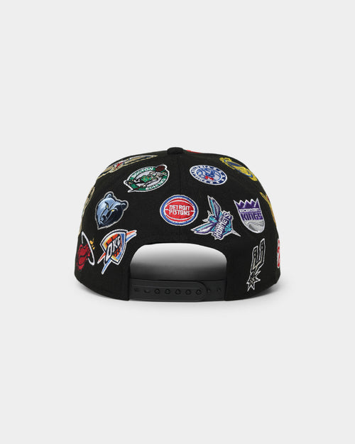 New Era NBA 'All Over League' 9FORTY K-Frame Snapback Black