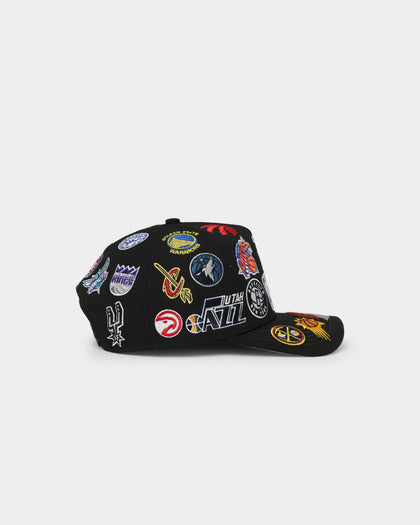 New Era NBA 'All Over League' 9FORTY K-Frame Snapback Black
