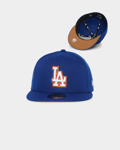 New Era Los Angeles Dodgers "Cereal Wheat Bottoms" 59FIFTY Fitted Light Royal
