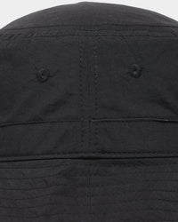 X-LARGE Nylon Stash Bucket Hat Black/Orange