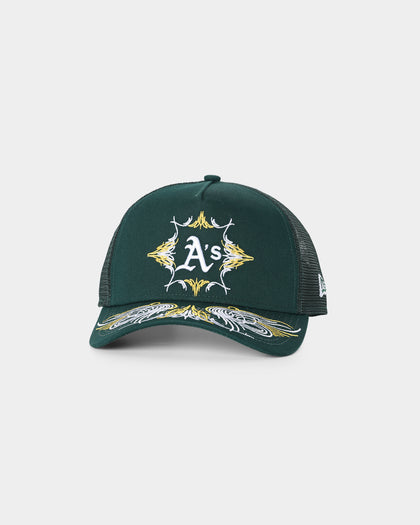 New Era Oakland Athletics 'Flare Designs' 9FORTY A-Frame Trucker Snapback Original Team Colours