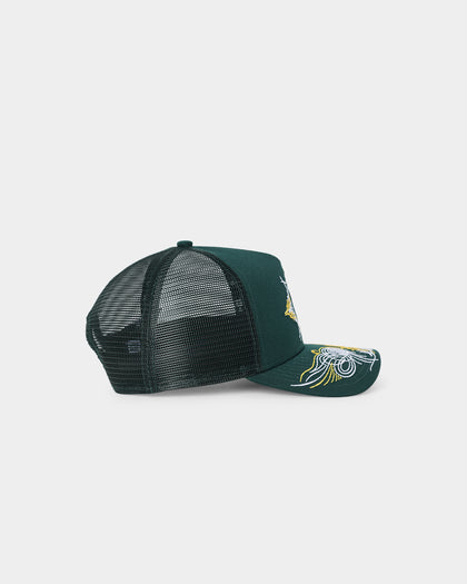 New Era Oakland Athletics 'Flare Designs' 9FORTY A-Frame Trucker Snapback Original Team Colours