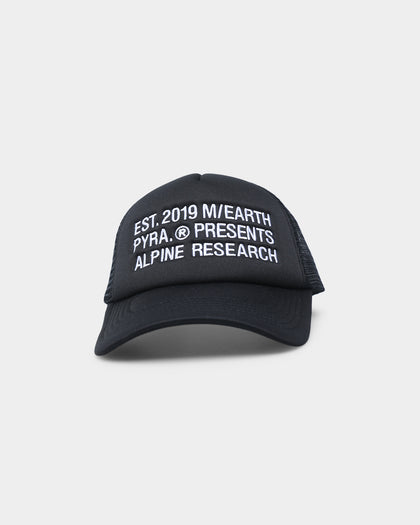 Pyra Alpine Trucker Hat Black
