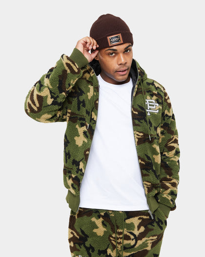 Carre Le Plaque Waffle Beanie Dark Brown