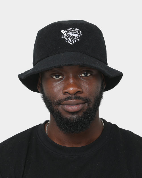 Rats Get Fat Don't Snitch Bucket Hat Black