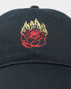 Rats Get Fat Rats Flame Rose Strapback Black