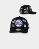 Mitchell & Ness Philadelphia 76ers 'Hand Drawn Doodle' Pro Crown Snapback Black
