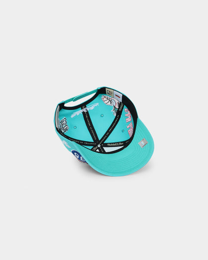 Mitchell & Ness San Antonio Spurs 'Highway' Pro Crown Snapback Dark Teal