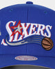 Mitchell & Ness Philadelphia 76ers 'Highway' Pro Crown Snapback Light Blue