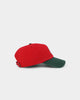 47 Brand New York Yankees 'Scarlet Pines' Clean Up Strapback Red/Dark Green