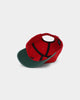 47 Brand New York Yankees 'Scarlet Pines' Clean Up Strapback Red/Dark Green