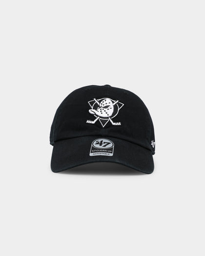 47 Brand Anaheim Ducks 47 Clean Up Strapback Black/White