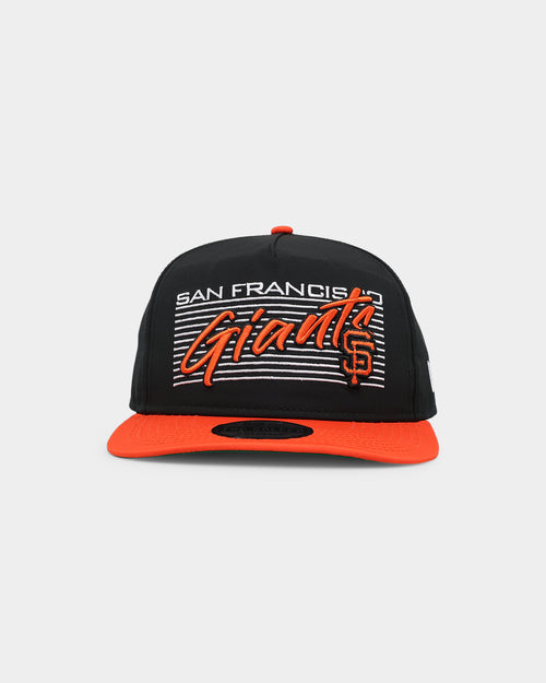 New Era San Francisco Giants 'Retro Block Script' Golfer Snapback Black